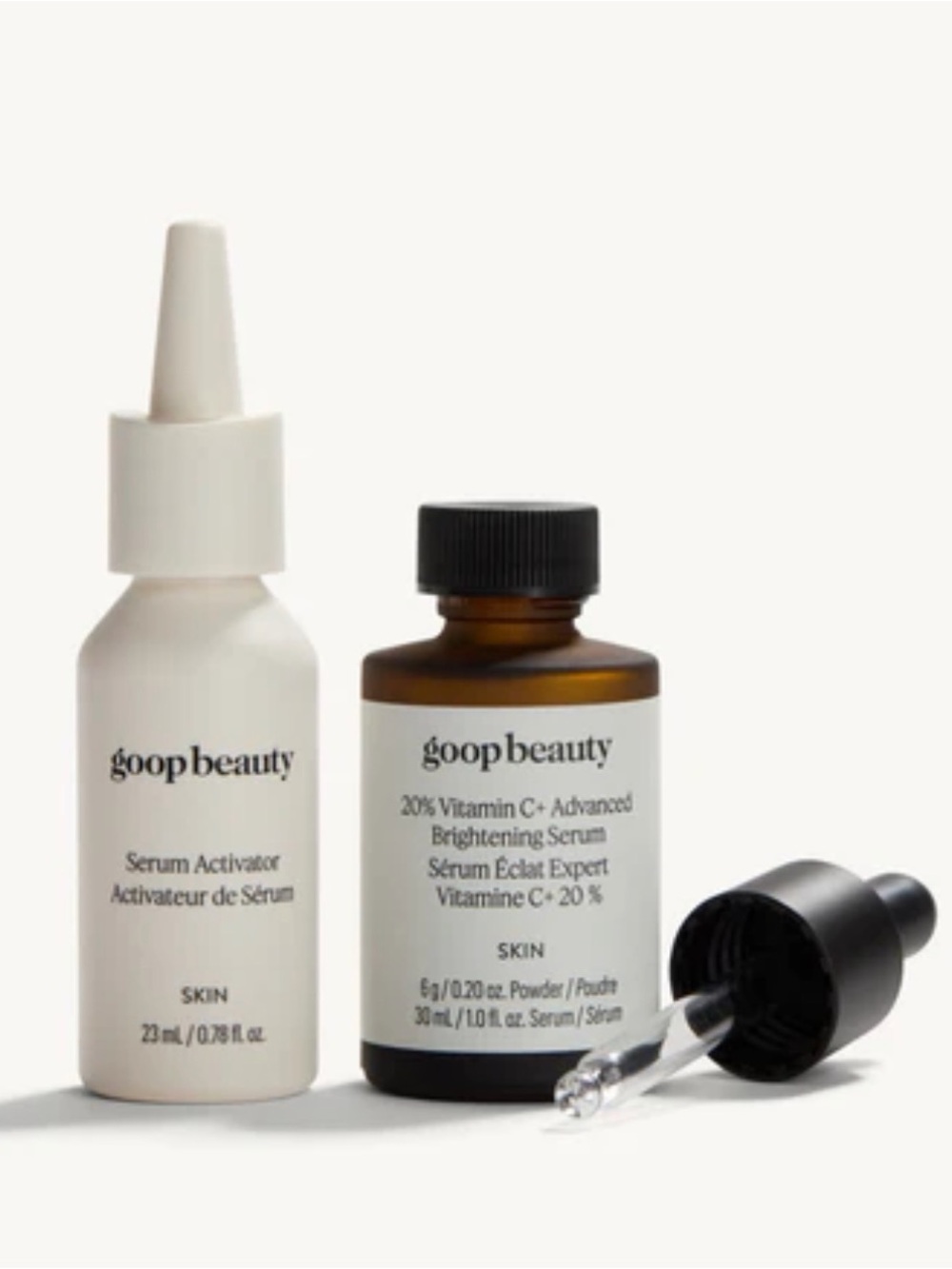 NIB goop 20% vitamin c+ advanced brightening serum